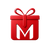 Mementora logo with two interlocking hearts on a white background